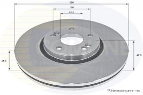 Comline ADC2705V - DISCO DE FRENO