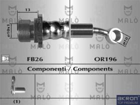 Akron Malò 80767 - T.FR.ANT.DX HONDA FR-V/TT''05