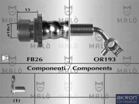 Akron Malò 80768 - T.F.POST.SX HONDA FR-V/TT''05