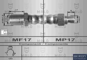 Akron Malò 8450 - T.FRENO ANT.(INT.RUOTA)DAILY